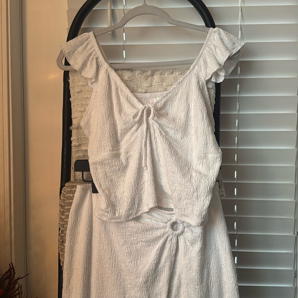 white set - shirt & skirt